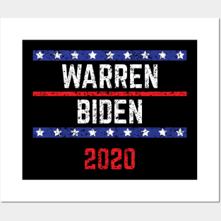 Elizabeth Warren and Joe Biden on the one ticket? Dare to dream. Posters and Art